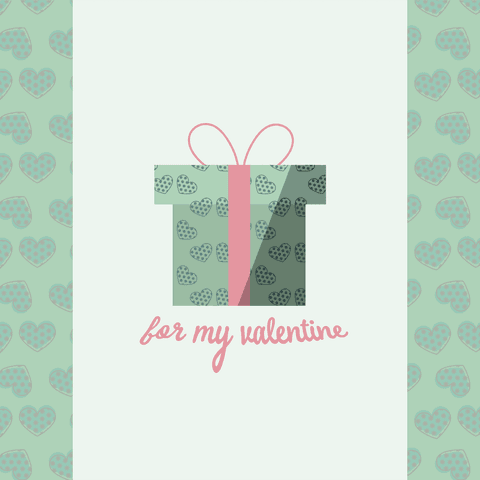 transparent valentine's day gift box with heart patterns - Download Free Stock Videos Pikwizard.com