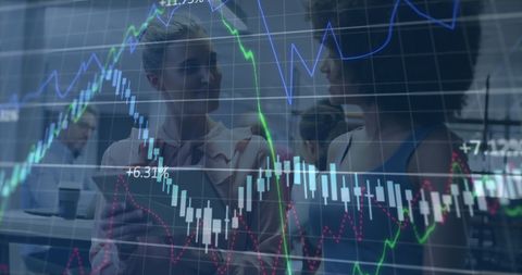 businesswomen analyzing financial graphs for business strategy - Download Free Stock Images Pikwizard.com