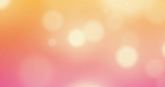 Digital Bokeh Lights on Warm Gradient Background - Download Free Stock Images Pikwizard.com