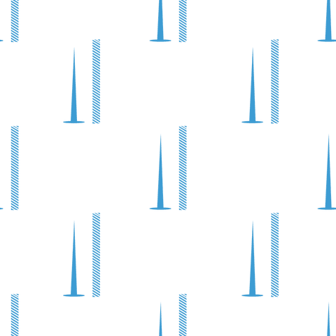 Seamless Blue Pattern with Geometric Shapes on Transparent Background - Download Free Stock Videos Pikwizard.com