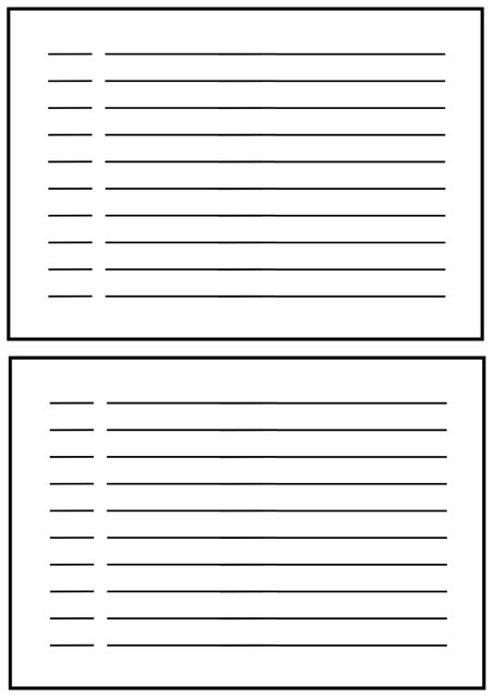 Twin Lined Paper Template for Note-Taking or Journaling - Download Free Stock Templates Pikwizard.com