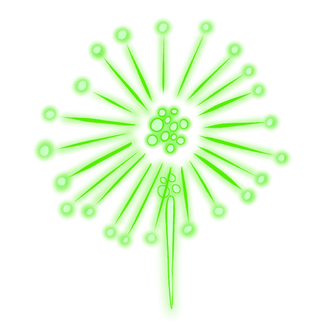 neon green abstract radial design on transparent background - Download Free Stock Videos Pikwizard.com