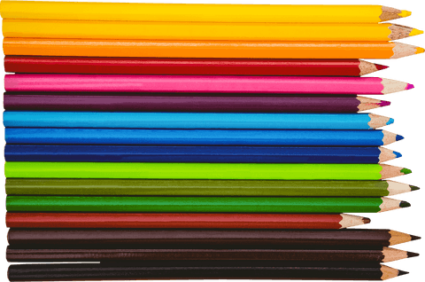 Colorful Pencils on Transparent Background for School Craft Ideas - Download Free Stock Videos Pikwizard.com
