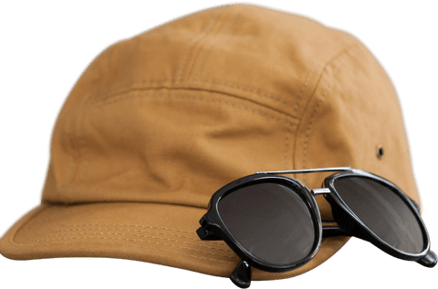 brown cap with sunglasses on transparent background - Download Free Stock Videos Pikwizard.com