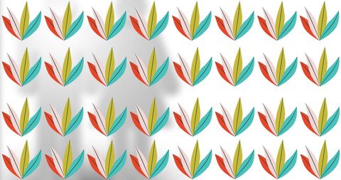 Dynamic Abstract Pattern Design in Bold Colors