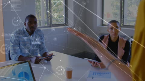Digital Interface Enhancements in Collaborative Office Meeting