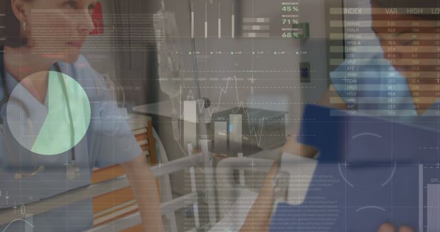 Healthcare Professionals Analyzing Medical Data and Charts in a Hospital - Download Free Stock Images Pikwizard.com