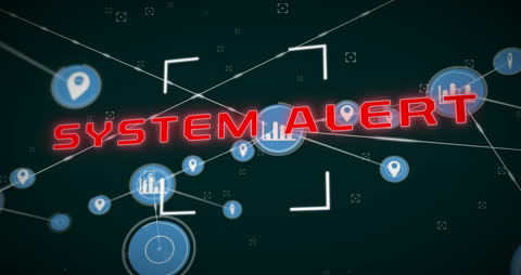 System Alert Warning with Digital Connection Network