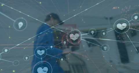 Innovative Digital Network Over Freight Delivery Concept