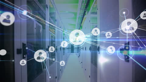 Cyber Network Connections in Advanced Data Centre