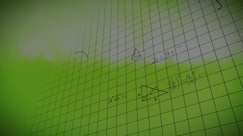 Geometric Formulas on Gray Background with Textured Pattern