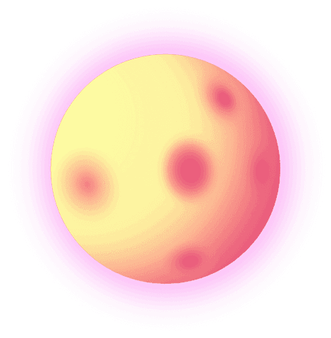 Glowing Gradient Sphere with Red Craters on Transparent Background - Download Free Stock Videos Pikwizard.com