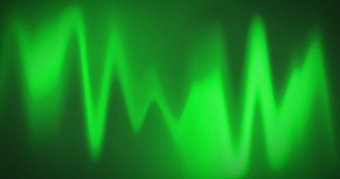Green Heart Rate Monitor Wave Light Effect - Download Free Stock Images Pikwizard.com