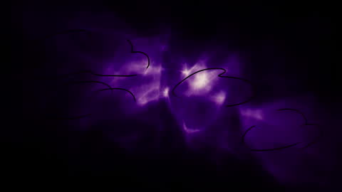 Digital Purple Clouds in Constant Motion