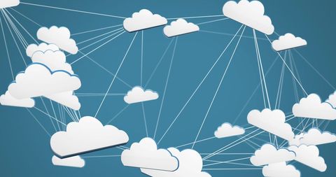 Cloud Network Connections in Digital Environment - Download Free Stock Images Pikwizard.com