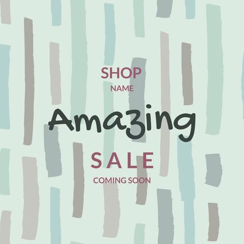 playful announcement for upcoming amazing sale with bold design - Download Free Stock Templates Pikwizard.com