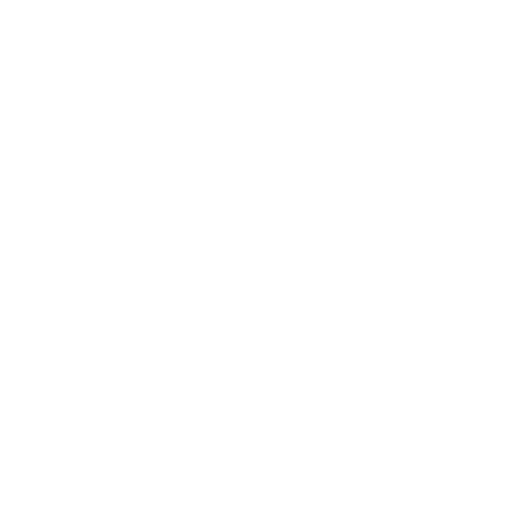 Minimalist white outline screwdriver on transparent background