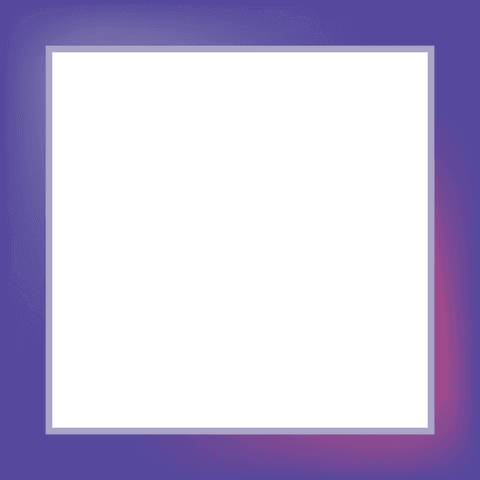 Abstract geometric shape on vibrant transparent background