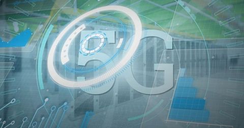 Holographic 5G Interface Over Server Racks