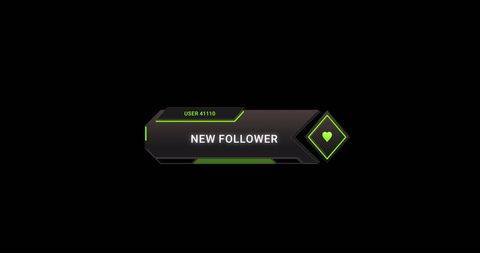 Sleek Social Media Follower Alert Concept - Download Free Stock Images Pikwizard.com