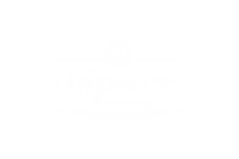 Stylish hipster badge illustration on transparent background