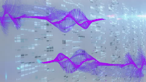 Animated COVID-19 Data Analysis with Futuristic Graphics