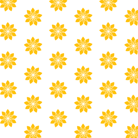 yellow flower pattern on transparent background for seamless designs - Download Free Stock Videos Pikwizard.com