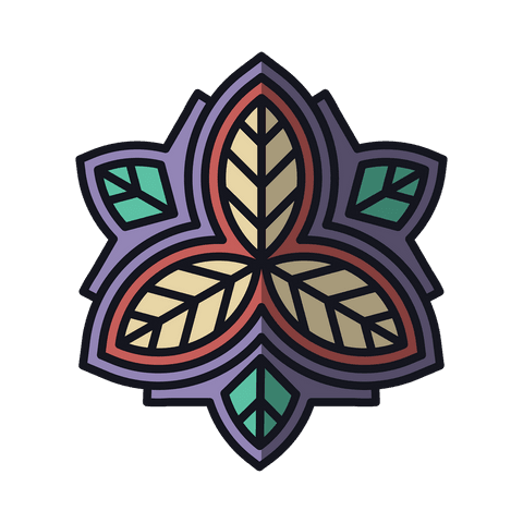colorful abstract floral shape on transparent background - Download Free Stock Videos Pikwizard.com