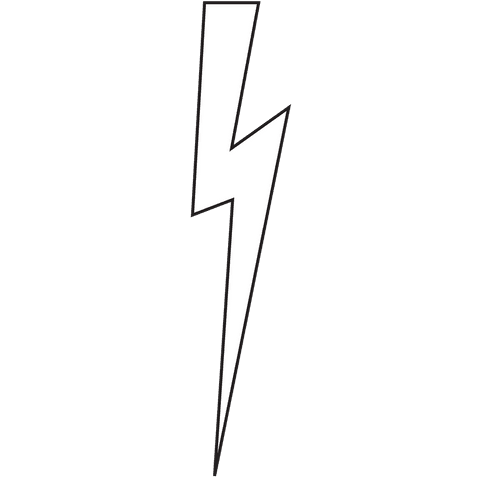 white lightning bolt illustration on transparent background vector art - Download Free Stock Videos Pikwizard.com