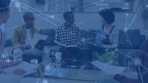 Digital Network Overlay on Business Team Collaboration