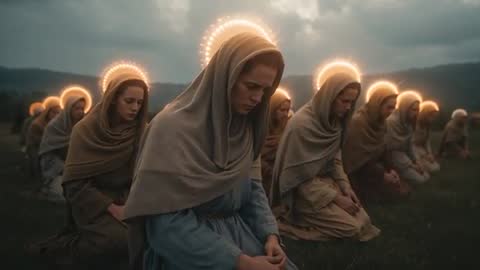 Spiritual Devotion at Dusk: Prayers in Tranquil Scenery