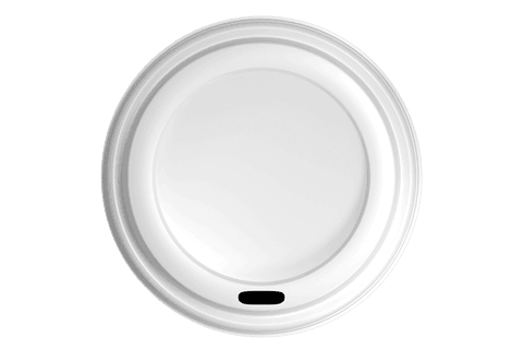Transparent Top View of Takeaway Hot Drink Cup with Lid Illustration - Download Free Stock Videos Pikwizard.com