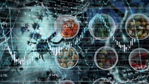 Digital Finance Interface with Market Data and Virtual Cells