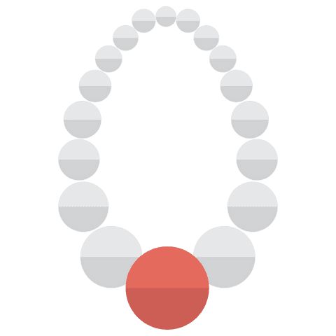 illustration of transparent layered bead necklace design - Download Free Stock Videos Pikwizard.com