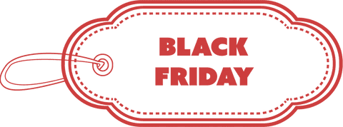 Red Black Friday Label on Transparent Background for Promotions - Download Free Stock Videos Pikwizard.com
