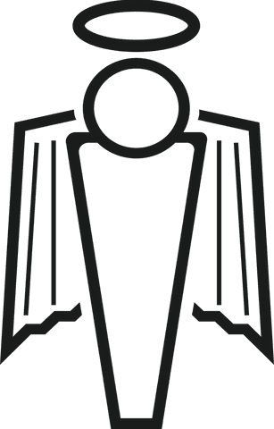 Digital Black Angel on Transparent Background for Faith Concepts - Download Free Stock Videos Pikwizard.com
