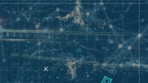 Abstract Animation of Equations and DNA Strand in Digital Interface