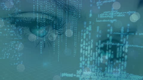 Digital World with Code and Technology Theme