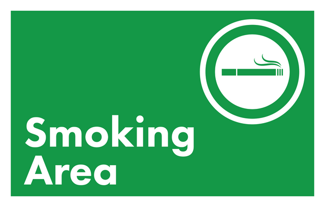 Transparent Smoking Area Sign with Cigarette Symbol - Download Free Stock Videos Pikwizard.com