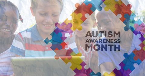 Embracing Autism Awareness with Happy Diverse Children Playing - Download Free Stock Images Pikwizard.com