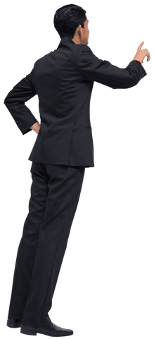 Asian Businessman Gesturing in Professional Suit Transparent Background - Download Free Stock Videos Pikwizard.com