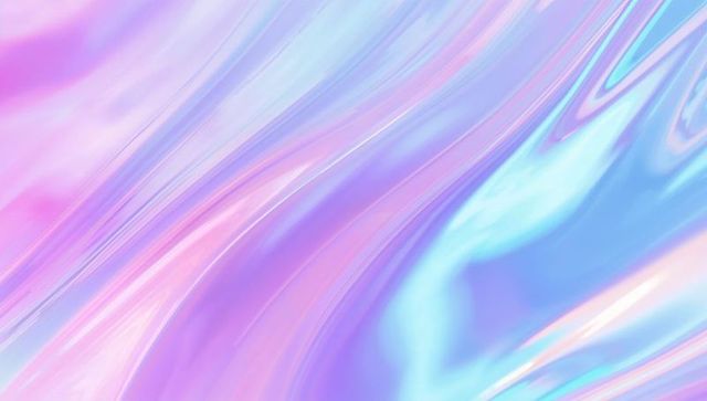 Abstract pastel gradient with glossy iridescent effect
