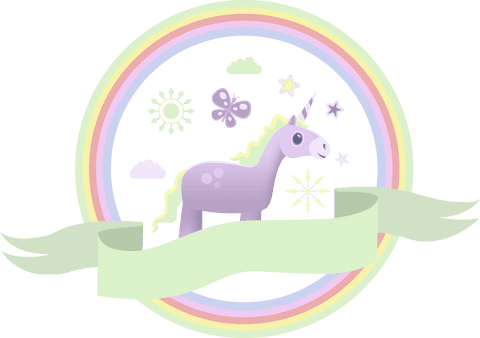transparent cartoon unicorn with rainbow banner illustration - Download Free Stock Videos Pikwizard.com