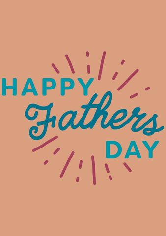 Bright Father's Day Greeting with Festive Design - Download Free Stock Templates Pikwizard.com