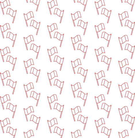 seamless red flags transparent background pattern vector art - Download Free Stock Videos Pikwizard.com