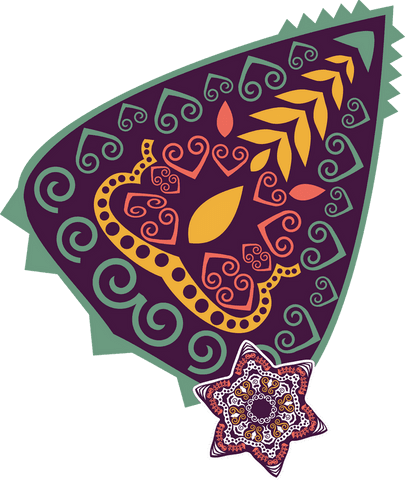 vibrant mandala and teardrop motifs on transparent background - Download Free Stock Videos Pikwizard.com