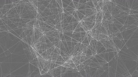 Abstract Network of Connections Over Grey Background