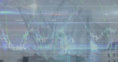 Abstract Financial Analysis and Data Processing Background