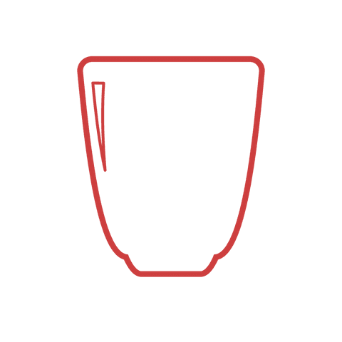 Minimal Red Glass Outline on Transparent Background Vector - Download Free Stock Videos Pikwizard.com