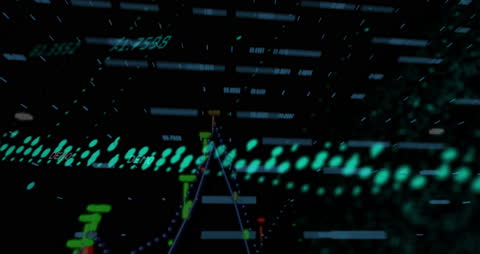 Futuristic Data Processing with Dynamic Charts